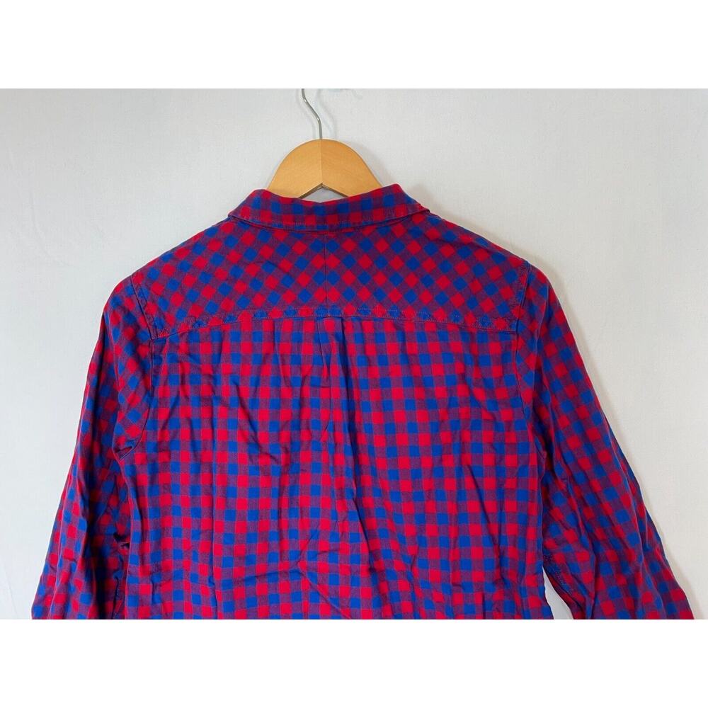 Talbots Buffalo Plaid Flannel Shirt & Quilted Vest Womens Size Small Petite - Picture 6 of 16